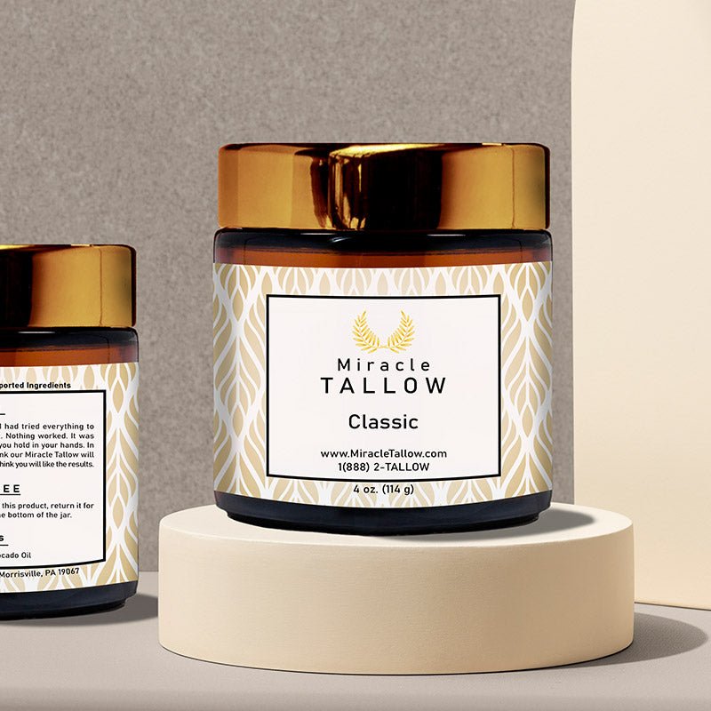 Miracle Tallow (4 oz.) - 100% Grass Fed Beef Tallow Skin Moisturizer - Miracle Tallow